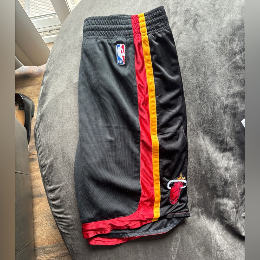 Vintage Miami Adidas Heat Basketball Shorts